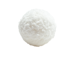 Snowball Isolated on Transparent Background