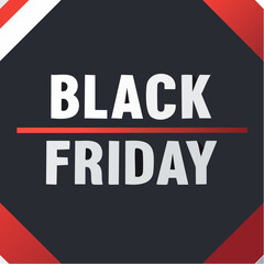 Black Friday Sale: A bold and minimalist visual declaring the highly anticipated shopping event. This graphic is perfect for promoting special offers, discounts, and deals during the consumer holiday.