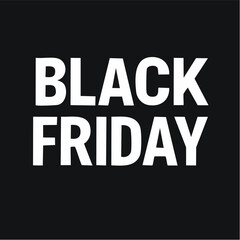 Black Friday: A graphic image presents bold, stark, text of 'BLACK FRIDAY' set against a dark backdrop, perfect for promotional material or announcements for annual shopping events. 