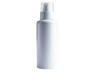 White Spray Bottle Isolated