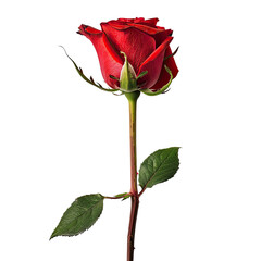 Close-up of a vibrant red rose (3)