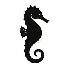 ‎Create a sea horse vector style with white background