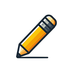 Pencil Icon for School and Study