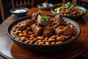 Feijão com Carne – Angolan Food Favorite Packed with Protein and Tradition, This Hearty Bean and Meat Stew Offers a Delicious Glimpse into Angola’s Everyday Culinary Life