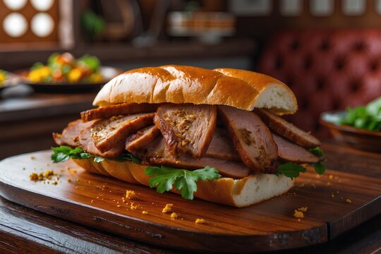 Bifanas - Angolan Food Offers a Flavor-Packed Experience of Spiced Pork Cutlets in Fresh Bread, Showcasing a Perfect Blend of Colonial Influence and Local Culinary Flair