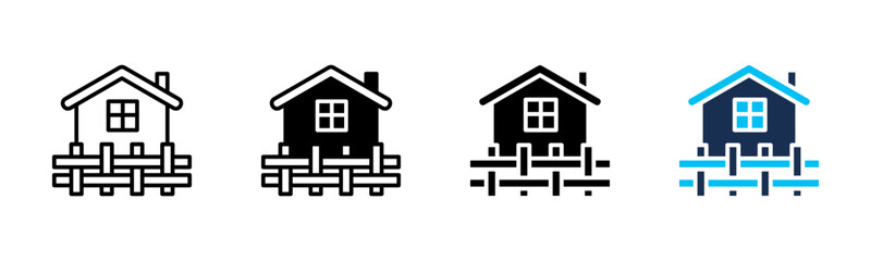 Exterior icon sheet multiple style collection