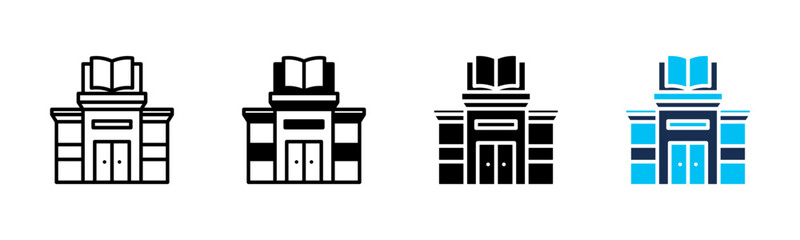 Library icon sheet multiple style collection