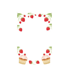 A Touch of Whimsy: Strawberries & Cupcakes