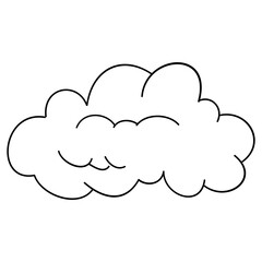 Hand Simple outline. Line icon Drawing