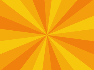 オレンジの光の放射線