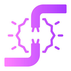 short circuit gradient icon