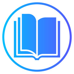 book gradient icon