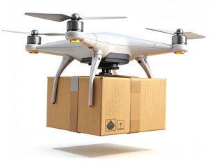 3D Delivery Drone Icon