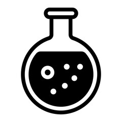 flask glyph icon