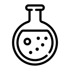 flask line icon