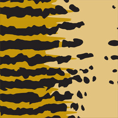 vector seamless pattern tiger stripes
