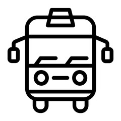 Village Bus line icon