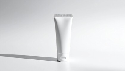 "Photorealistic Presentation of a Cosmetic Cream Jar Featuring Clean Lines and Contemporary Aesthetic"
