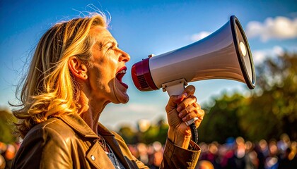 She embodies the spirit of change and resilience.