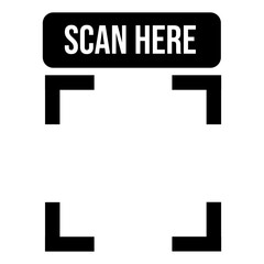 set of qr code scan vector design. qr code template with text scan here me for the web design, flyer design and others