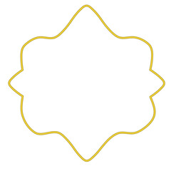 Islamic border frame, Islamic ornament frame