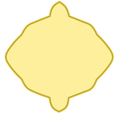 Islamic border frame, Islamic ornament frame