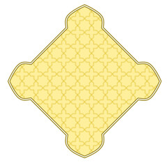 Islamic border frame, Islamic ornament frame