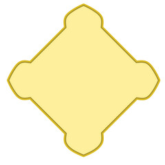 Islamic border frame, Islamic ornament frame