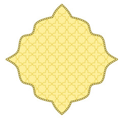 Islamic border frame, Islamic ornament frame