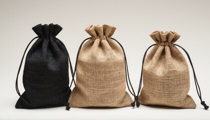 A burlap sack overflowing with golden coins a symbol of wealth and prosperity
1
