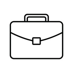 Business Briefcase Vector Icon, Professional Bag, Work, Travel Accessory