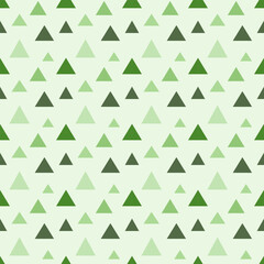 Green seamless geometric pattern
