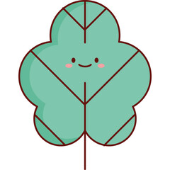 Leafy Green Vegan Superfood Illustration