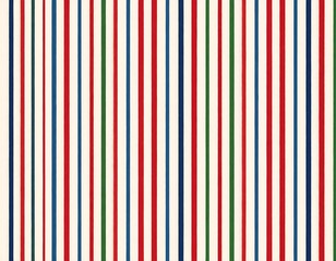 Colorful vertical stripe pattern in red blue and green creates a fun texture