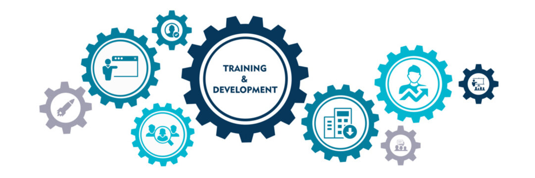 Banner training and development concept