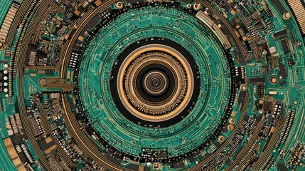 Circular circuit board design