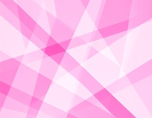 Abstract pink and white geometric shapes overlap, creating a dynamic and layered effect