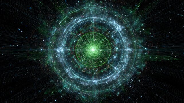 Abstract digital portal