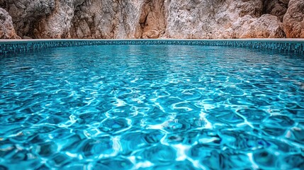 Fototapeta premium Swimming pool water surface