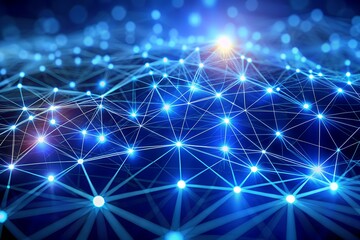 Obraz premium Abstract Network Connection Design