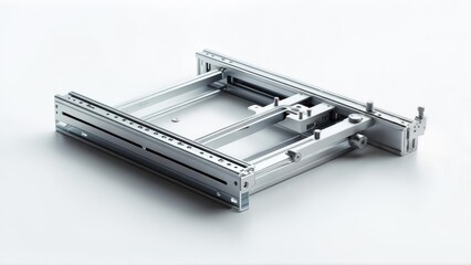 Modern aluminum linear slide mechanism for industrial machinery and automation