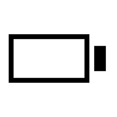 empty battery icon
