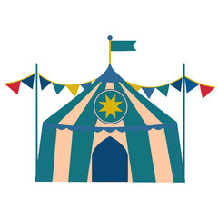 carnival dome vector