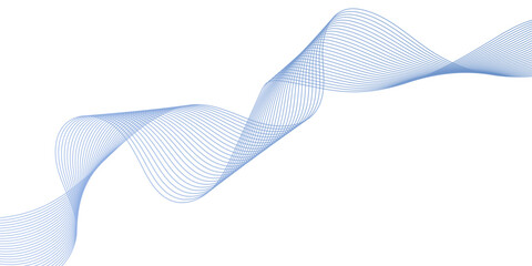 Modern abstract glowing wave background dynamic flowing wave lines, Abstract fluid holographic iridescent curved, Futuristic technology and sound wave pattern.