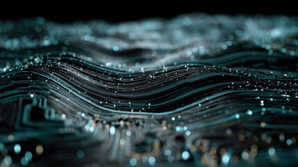 Abstract digital wave pattern (1)