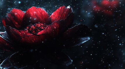 Dark Bloom: Cosmic Flower