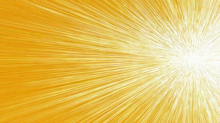 Radiating yellow burst