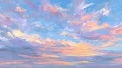 Obraz premium Colorful sunset sky (1)