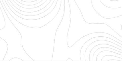 The contour lines found on a topographic map, Modern design with White background with topographic wavy pattern design, details the would define a real geographical art.
