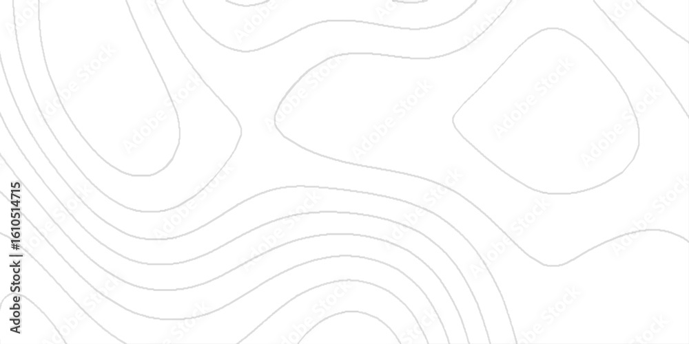 Wall mural topography and geography map grid abstract backdrop, the color is a consistent light gray giving the